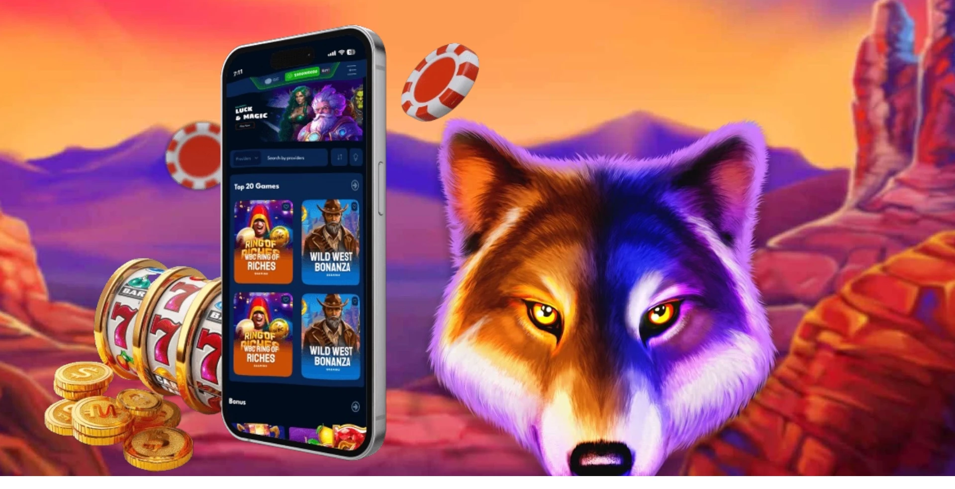 Visão geral do jogo Wolf Gold